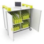 LapCabby LAPM32V Chromebook and Netbook Charging Trolley, 32 Bay Vertical