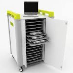 LapCabby LAP16H Laptop Trolley, Charge and Store, Horizontal 16 Bay