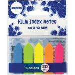 Centrum Film Index Notes "Arrow" 5 Colours 20 Sheets Per Colour (Pack 12)