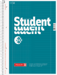 Brunnen A4 Notepad/College Notebook Student Duo 40 Sheets Ruled
