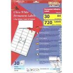 Decadry Retail Pack Labels 30 Sheets 24 per Sheet