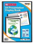 Tiger Display Presentation Book A4 40 Pocket.