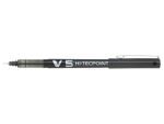 Pilot Hi-Tecpoint V5 Rollerball Pen 0.5mm Black (Box 12)