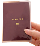 Passport Wallet in Clear PVC (Pk 25)