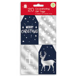 Christmas Gift Tags "Midnight Wonder" x 20 Tags (Outer 12)