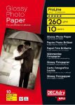 Decadry Glossy Photo Paper 260gsm - Pkt 10