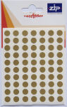 ZIP Hang Pack Labels Circular 8mm - Gold (Outer 20)