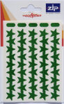 ZIP Hang Pack Labels Stars - Green (Outer 20)