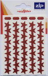 ZIP Hang Pack Labels Stars - Red (Outer 20)