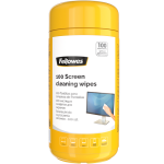 Screen cleaning wipes Fellowes, 100pc, 9970330