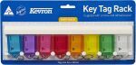 Kevron Key Tag Rack includes 4 Asstd Key Tags (Outer 10)