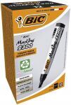 BIC 2300 Permanent Marker Medium Chisel Tip 3-5mm Black (Bx 12)