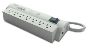 Audio/Video Surge Protector 7 Outlet W/ Tel