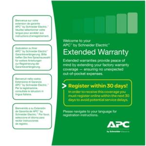 Extended Warranty 1 Year for (1) Easy UPS SRV 3 kVA