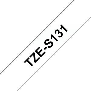 Tape Tz Series 12mm Black On Clear Industrial (tze-s131)