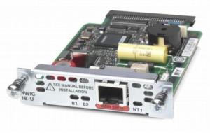 Cisco 1-port Isdn Bri U High-speed Wan Interface Card Isdn Terminal Adapter - Plug-in Module - Hwi