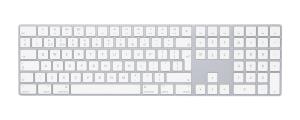 Apple Magic Keyboard with Numeric Keypad - Keyboard - Bluetooth - QWERTY - UK - silver