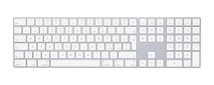 Apple Magic Keyboard with Numeric Keypad - Keyboard - Bluetooth - QWERTY - Italian - silver