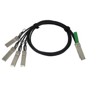Break Out Cable Passive Qsfp+ Dac 1m