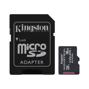 16GB Micro Sdhc Class 10 A1 Pslc Industrial Card With Adapter