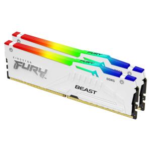 32GB Ddr5 6800mt/s Cl34 DIMM Kit Of 2 Fury Beast White RGB Expo