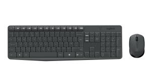 Mk235 Wireless Keyboard / Mouse Grey Qwertzu Ge