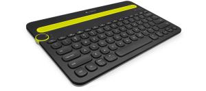 Bluetooth Multi-device Keyboard K480 Black Qwertzu German