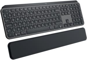 Mx Keys Wireless Illuminated Rechargeable Keyboard With Palm Rest Graphite Qwerty Us Int