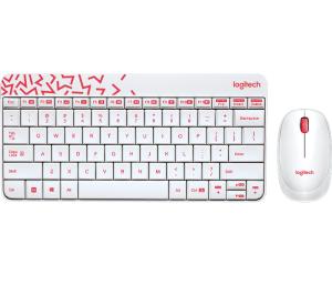 MK240 Nano Mouse & Keyboard Combo Qwerty Russian Red