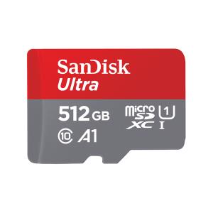 512GB Ultra micro SDXC + SD Adapter (SDSQUNR-512G-GN6TA)