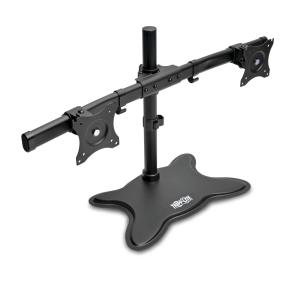 TRIPP LITE Dual-Monitor Desktop Mount Stand for 13in to 27in Flat-Screen Displays