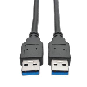 1.83M USB 3.0 A/A CABLE M/M BLACK