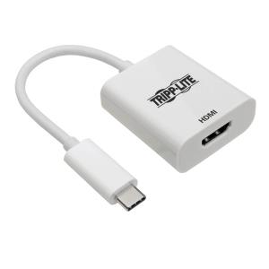 USB-C TO HDMI ADAPTER (M/F) 4K 60 HZ HDCP 2.2 WHITE