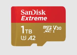 Extreme Micro SDXC 1TB+SD Adapater 190MB/s 130MB/s A2 C10 V30 UHS-I U3