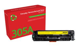 Yellow Toner Cartridge like HP 305A for Color Lase