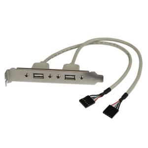 USB I/o Port Cable Pc Backplate 2-port USB With Cables To MB