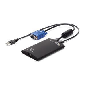 KVM Console To USB 2.0 Portable Laptop Crash Cart Adapter - Notecons01