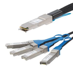 Qsfp+ Breakout Cable - Msa Compliant - Qsfp+ To 4 Sfp+ 1m