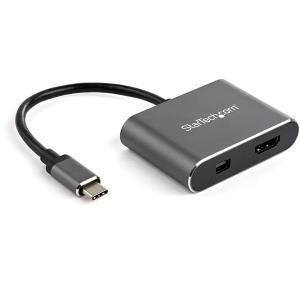 USB C Multiport Video Adapter Hdmi Or Mini Dp Hdr 4k 60