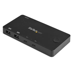 USB C KVM Switch - 2 Port 4k Hdmi W/cables