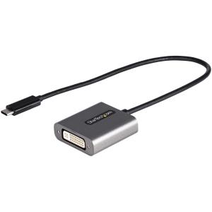 USB C To DVI Adapter 1920x1200p With 12 Long Attached Cable