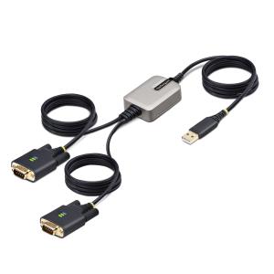 USB Serial Cable - 2-port USB To Dual Db9 Rs232 Adapter 4m