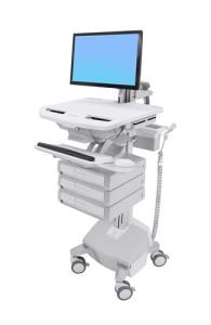 Styleview Cart With LCD Arm LiFe Powered 3 Drawers (1 Large Drawer X 3 Rows) Uk/ie/sa