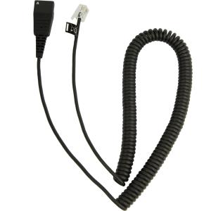 Headset Connecting Cable Qd-rj10 Curled