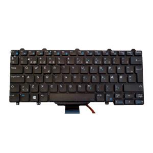 Notebook Keyboard Latitude E7450 Danish Layout 84 Key Backlit