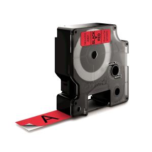 D1 Standard Tape Black On Red 19mmx7m