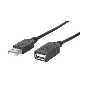 USB Extension Cable A To A USB2.0 2m Black