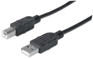 USB Cable A To B USB2.0 3m Black