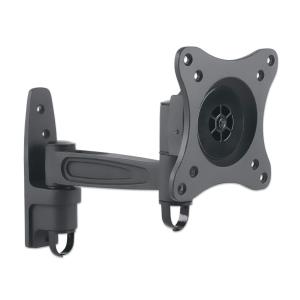 Universal Flat-panel Tv Articulating Wall Mount Single Arm Supports 13in To 30in Television