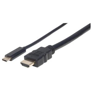 USB-C To HDMI Adapter Cable Alt Mode Sign HDMI 4k Black 1m